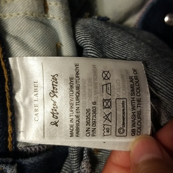 Other & Stories Denim Overalls Color Blue Size 0 - Picture 15 of 16